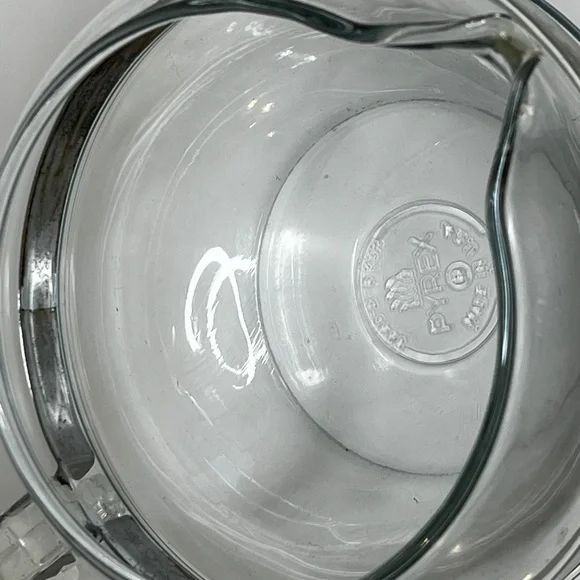 Retro MCM Pyrex Flameware 7756-C-A-3 Glass Tea Pot With Lid Cup Made In USA - Picture 15 of 16